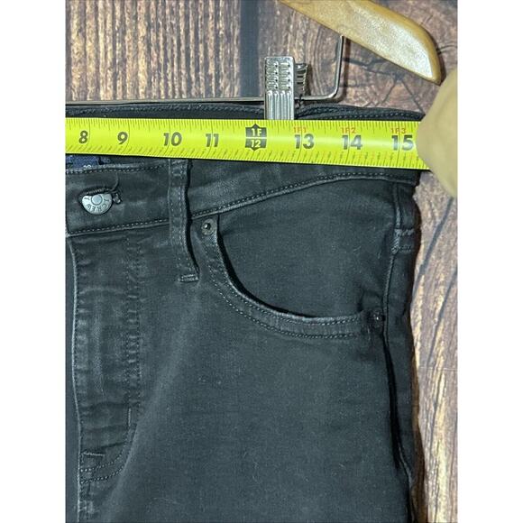 J Crew Jeans Sz 29 High Ride Skinny Black Women Stretchy Denim Preppy - Picture 4 of 8